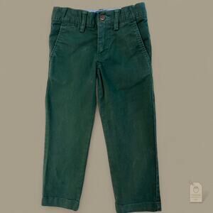 Polo Ralph Lauren Pants 2T Toddler Boy Hunter Green Chino Adjustable Waist Pony